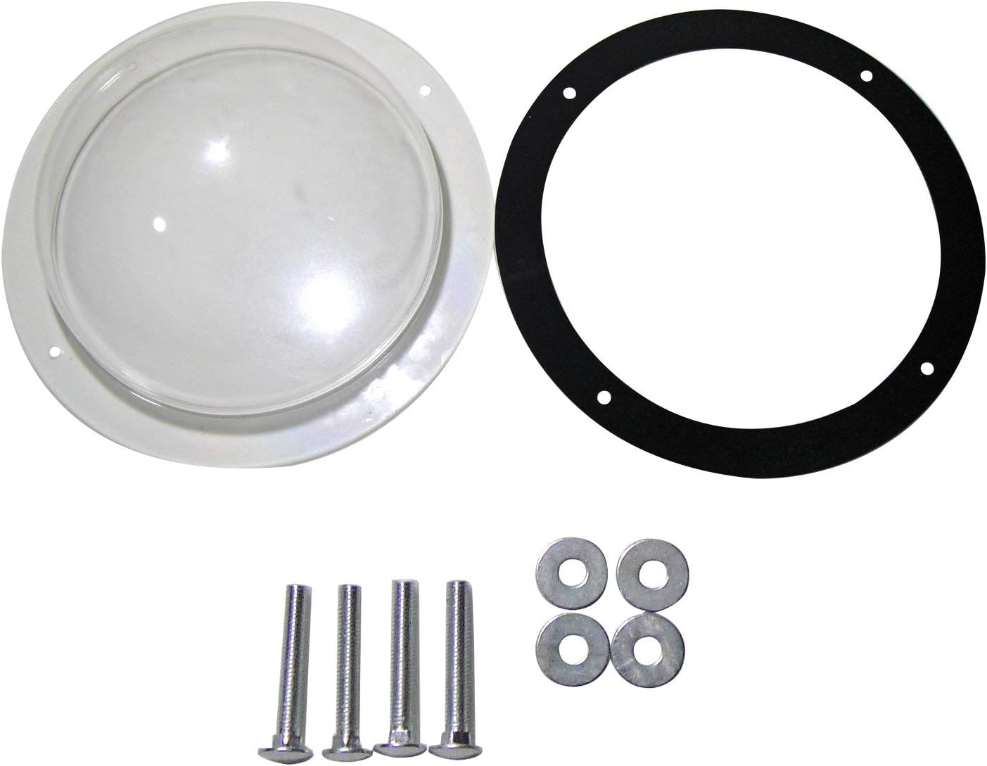 Dog Fence Window - Acrylic Clear View Dome Pet Peek Window - 12.4in for Dog/cat/Horse,Even Children